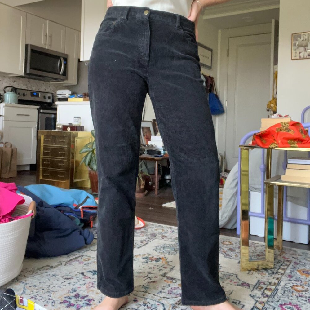 Jones New York Black Corduroy Pants